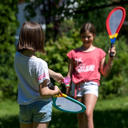 Schildkröt set racchette giganti gioco bambini tennis badminton esterno-2