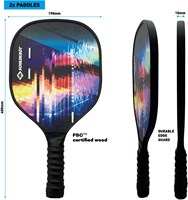 Schildkröt Set Pickleball per 2 giocatori - Giocattolo sportivo con racchetta-2