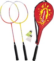 Schildkröt set badminton 2 giocatori ricreativo con racchette e volani