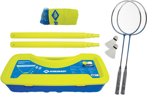 Schildkröt set badminton compatto con rete autoportante innovativa