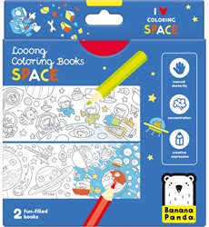 Banana Panda Libro da colorare looong: Amo disegnare spazio 4+