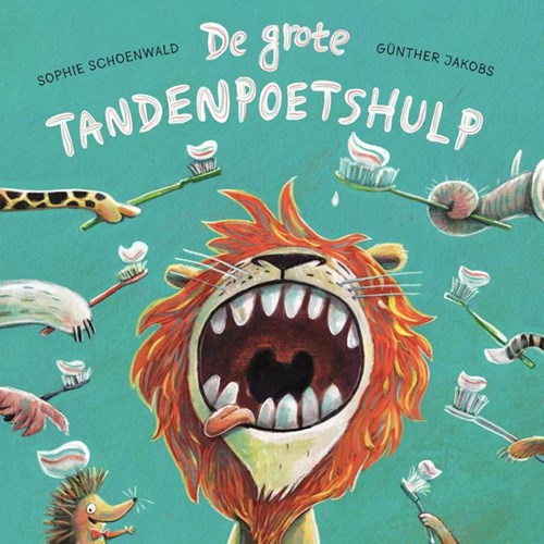 De Fontein libro cartonato lavarsi i denti libro interattivo bambini