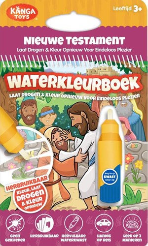 Kok libro da colorare ad acqua Nuovo Testamento divertimento bibbia bambini
