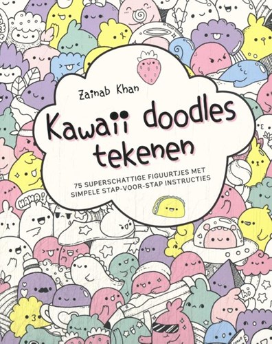 Kosmos libro da disegno kawaii doodles passo dopo passo creativo