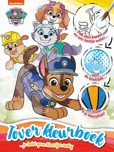 Big Balloon PAW Patrol libro magico da colorare per bambini