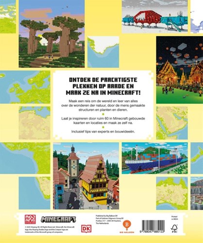Big Balloon atlante del mondo Minecraft libro per bambini dai 7 anni-2