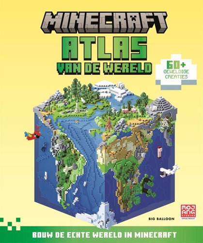 Big Balloon atlante del mondo Minecraft libro per bambini dai 7 anni