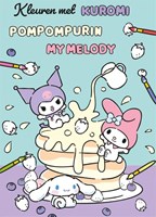 Big Balloon libro da colorare Kuromi, Pompompurin, My Melody divertimento a colorare