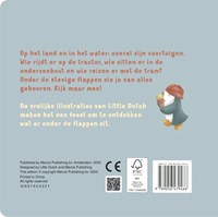 Mercis libro con alette veicoli cartonato Little Dutch 1+ interattivo-2