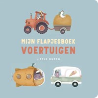 Mercis libro con alette veicoli cartonato Little Dutch 1+ interattivo
