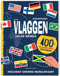 Image Books libro di adesivi bandiere del mondo - libro educativo bambini