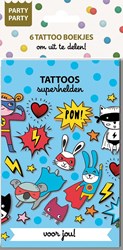 Image Books libretti tatuaggi supereroi - regalo festa bambini