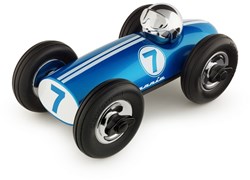Playforever auto da corsa Bonnie Joules - macchina giocattolo blu decorazione