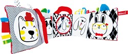 Mom's Care libro per bambini bianco-nero con specchio - giocattolo sensoriale