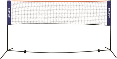 Spordas rete da badminton e mini tennis - rete sportiva portatile 5 metri