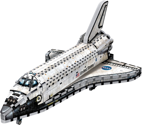 Wrebbit Space Shuttle puzzle 3D - Kit Orbiter 435 pezzi-2