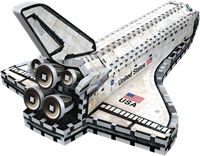 Wrebbit Space Shuttle puzzle 3D - Kit Orbiter 435 pezzi-3