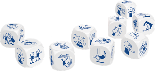 Asmodee gioco di dadi Rory's Story Cubes Actions - racconta storie creative-2