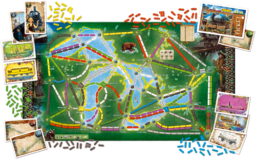Days of Wonder gioco da tavolo Ticket to Ride Rails & Sails - NL-3