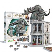 Wrebbit Puzzle 3D Harry Potter Banca Gringotts 300 pezzi-3