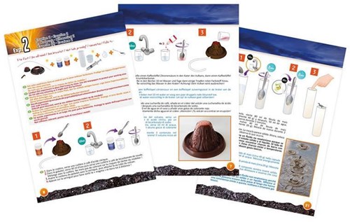 Buki vulcani e dinosauri set educativo di esperimenti per bambini-3