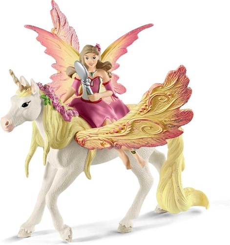 Schleich bayala - Feya con unicorno Pegaso figura da gioco 70568-2
