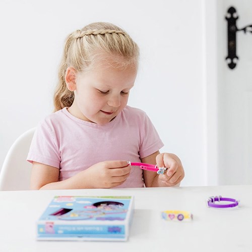 Bambolino Toys Peppa Pig braccialetti scorrevoli kit creazione gioielli - giocattolo-3