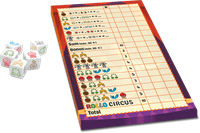 Asmodee gioco di dadi Rollo Circus - variante Yahtzee - gioco di famiglia-3