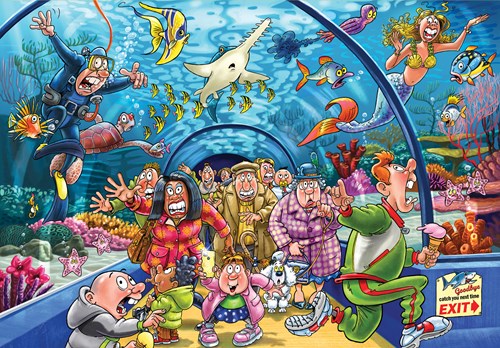 Jumbo puzzle Wasgij Original 43 - 1000 pezzi animali cartone animato-2