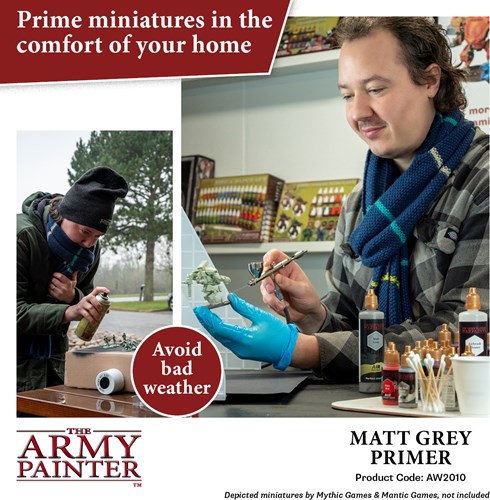 The Army Painter primer grigio vernice 100 ml - modellismo - impermeabile-3