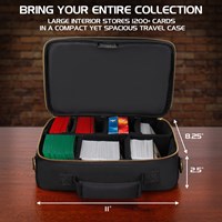 Enhance Gaming custodia per carte da gioco collezionabili - nera - borsa da viaggio per carte-2