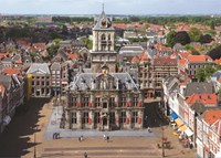 Puzzelman puzzle Delft municipio 1000 pezzi cartone adulti-2