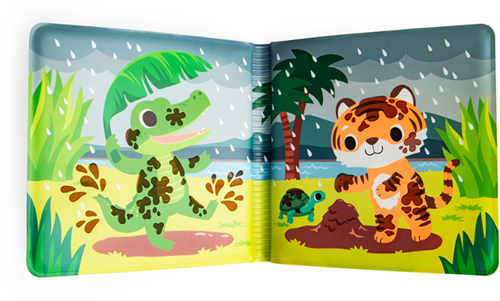 Tiger Tribe libro da bagno giungla - giocattolo interattivo per il bagno-2
