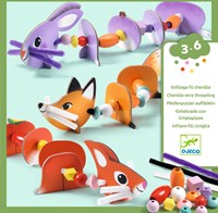 Djeco LES PETITS - ENFILAGE Enfilage - Animaux mignons - FSC MIX