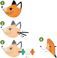 Djeco LES PETITS - ENFILAGE Enfilage - Animaux mignons - FSC MIX