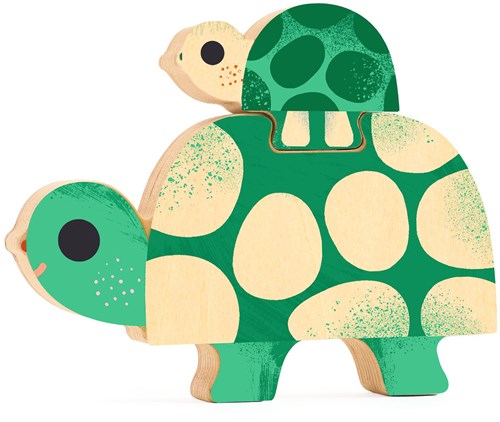 Djeco PUZZLES BOIS - PUZZLES RELIEF Puzz & Play Family - FSC 100%