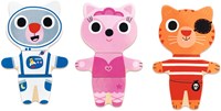 Djeco PUZZLES BOIS - PUZZLES BOIS Dressup-mix - FSC 100%