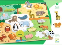 Djeco PUZZLES BOIS - PUZZLOS Puzzlo Animo - FSC 100%