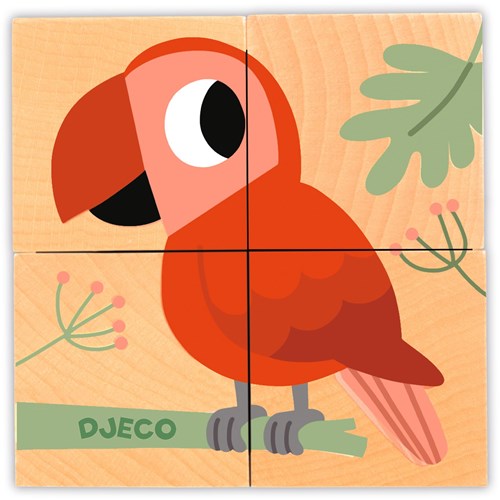 Djeco PUZZLES BOIS - PUZZLES BOIS Wild & Co - FSC 100%