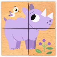 Djeco PUZZLES BOIS - PUZZLES BOIS Wild & Co - FSC 100%