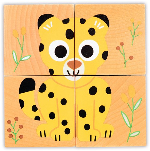 Djeco PUZZLES BOIS - PUZZLES BOIS Wild & Co - FSC 100%