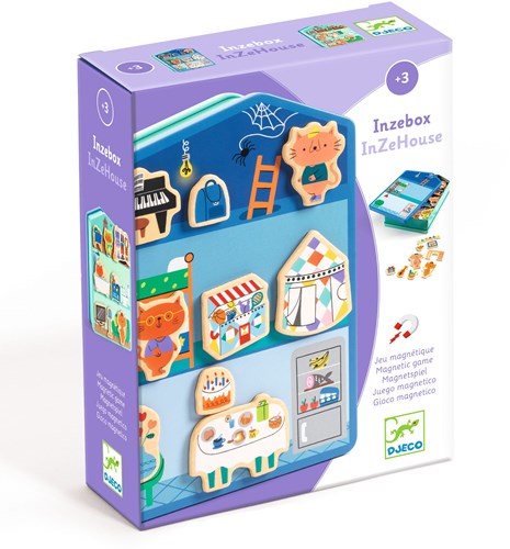 Djeco JEUX  EDUCATIFS BOIS - INZEBOX InZeHouse - FSC 100%