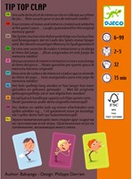 Djeco JEUX - JEUX DE CARTES Tip Top Clap - FSC MIX