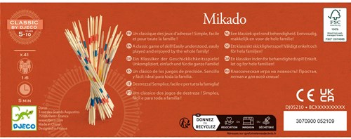 Djeco JEUX - JEUX CLASSIQUES Mikado - FSC 100%