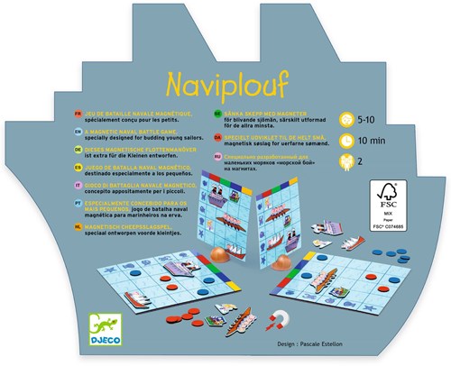 Djeco JEUX - JEUX CLASSIQUES Naviplouf - FSC MIX