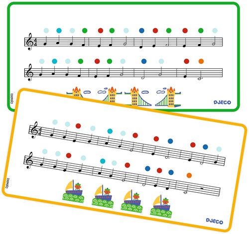Djeco ANIMAMBO - ANIMAMBO Métallophone - FSC 100%