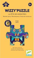 Djeco PUZZLES - WIZZY PUZZLES La fête des monstres - 50 pcs - FSC MIX