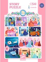 Djeco PUZZLES - STORY PUZZLES Cendrillon - 54 pcs - FSC MIX