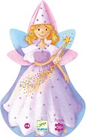 Djeco PUZZLES - PUZZLES SILHOUETTES La fée et la licorne - 36 pcs - FSC MIX