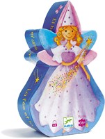 Djeco PUZZLES - PUZZLES SILHOUETTES La fée et la licorne - 36 pcs - FSC MIX